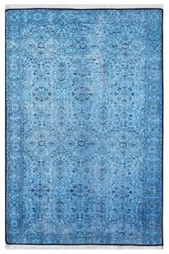 Classic patterned machine rug on a white background Stock Photos