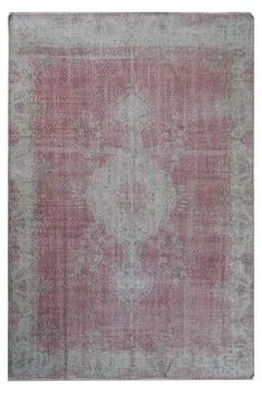 Classic patterned machine rug on a white background Stock Photos
