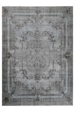 Classic patterned machine rug on a white background Stock Photos