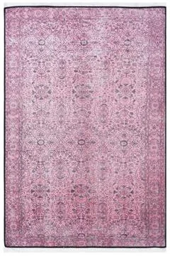 Classic patterned machine rug on a white background Stock Photos