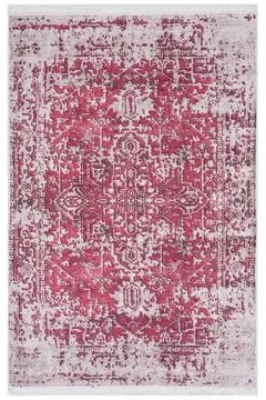 Classic patterned machine rug on a white background Stock Photos