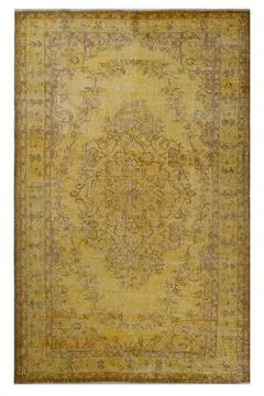 Classic patterned machine rug on a white background Stock Photos