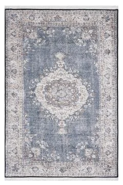 Classic patterned machine rug on a white background Stock Photos