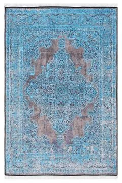 Classic patterned machine rug on a white background Stock Photos