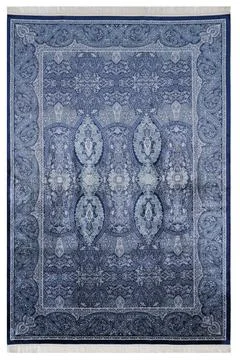 Classic patterned machine rug on a white background Stock Photos
