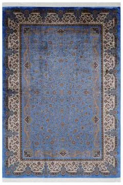 Classic patterned machine rug on a white background Stock Photos