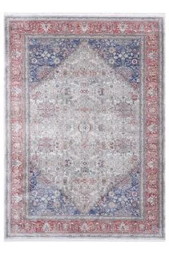 Classic patterned machine rug on a white background Stock Photos