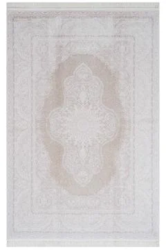 Classic patterned machine rug on a white background Stock Photos