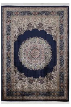 Classic patterned machine rug on a white background Stock Photos