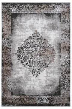 Classic patterned machine rug on a white background Stock Photos