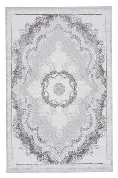 Classic patterned machine rug on a white background Stock Photos