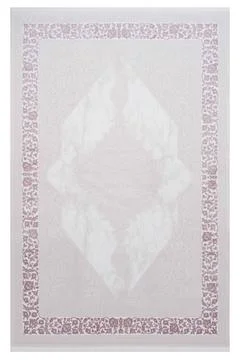 Classic patterned machine rug on a white background Stock Photos