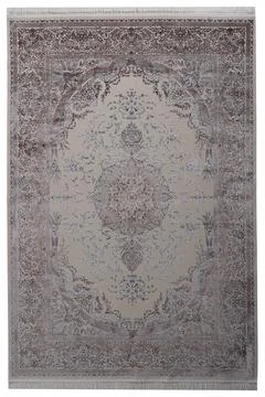 Classic patterned machine rug on a white background Stock Photos