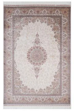 Classic patterned machine rug on a white background Stock Photos