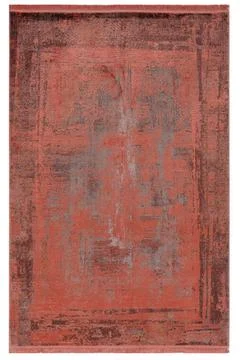 Classic patterned machine rug on a white background Stock Photos