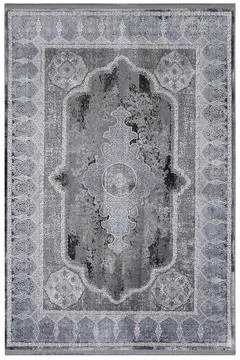 Classic patterned machine rug on a white background Stock Photos