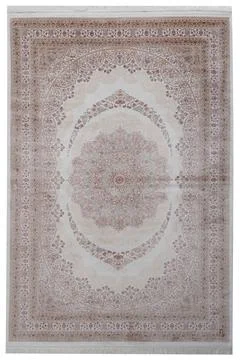 Classic patterned machine rug on a white background Stock Photos