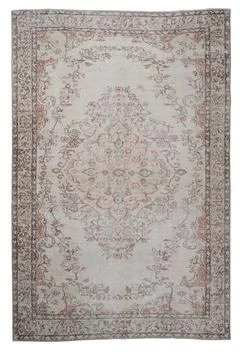 Classic patterned machine rug on a white background Stock Photos