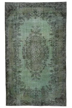 Classic patterned machine rug on a white background Foto stock