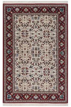 Classic patterned machine rug on a white background Stock Photos