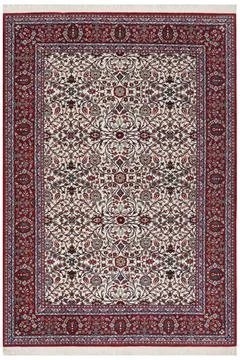 Classic patterned machine rug on a white background Stock Photos