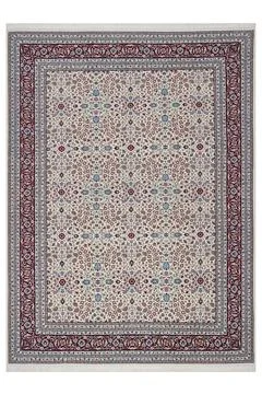 Classic patterned machine rug on a white background Stock Photos