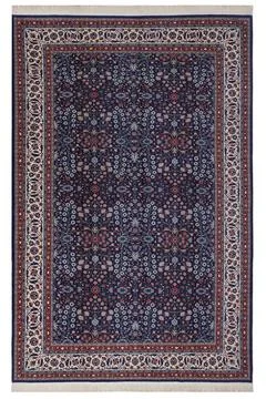 Classic patterned machine rug on a white background Stock-Fotos