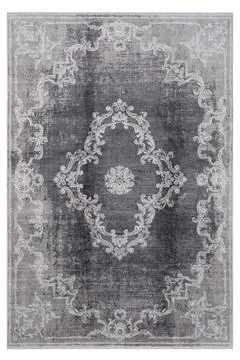 Classic patterned machine rug on a white background Stock Photos