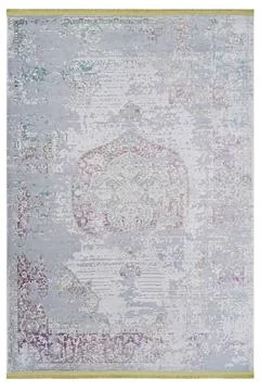 Classic patterned machine rug on a white background Stock Photos