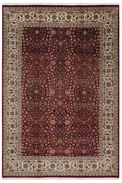 Classic patterned machine rug on a white background Stock Photos