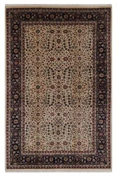 Classic patterned machine rug on a white background Stock Photos