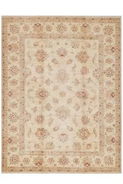 Classic patterned machine rug on a white background Stock Photos