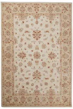 Classic patterned machine rug on a white background Stock Photos