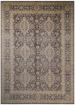 Classic patterned machine rug on a white background Stock Photos