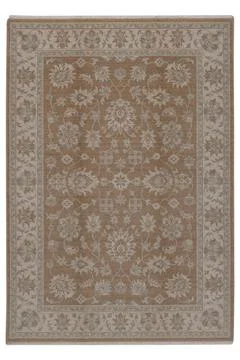 Classic patterned machine rug on a white background Stock Photos