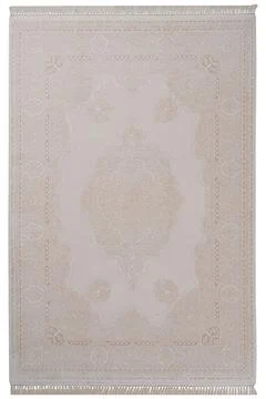 Classic patterned machine rug on a white background Stock Photos