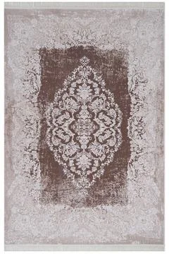 Classic patterned machine rug on a white background Stock Photos