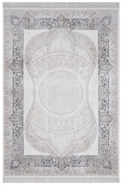 Classic patterned machine rug on a white background Stock Photos