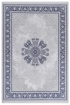 Classic patterned machine rug on a white background Stock Photos