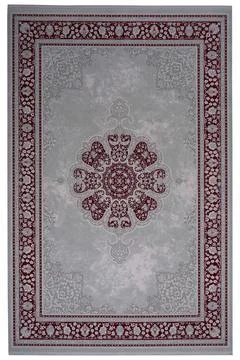 Classic patterned machine rug on a white background Stock Photos