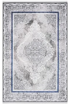 Classic patterned machine rug on a white background Stock Photos