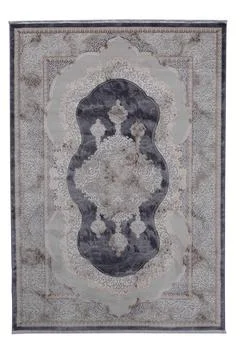 Classic patterned machine rug on a white background Stock-Fotos