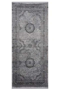 Classic patterned machine rug on a white background Stock Photos