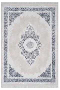 Classic patterned machine rug on a white background Stock Photos
