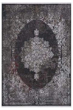 Classic patterned machine rug on a white background Stock Photos