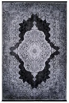 Classic patterned machine rug on a white background Stock Photos