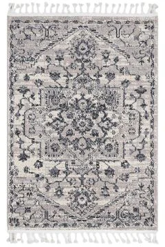 Classic patterned machine rug on a white background Stock Photos