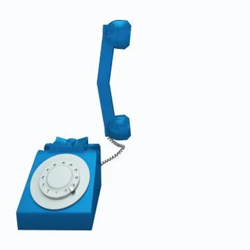 Classic phone Stock Illustration