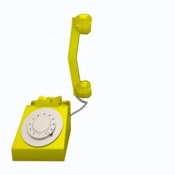 Classic phone Stock Illustration
