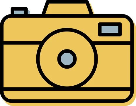 Classic Photo Camera Device Graphic Icon 스톡 일러스트